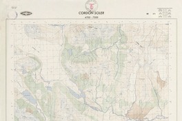 Cordón Soler 4700 - 7300 [material cartográfico] : Instituto Geográfico Militar de Chile.