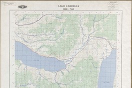 Lago Caburgua 3900 - 7145 [material cartográfico] : Instituto Geográfico Militar de Chile.