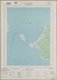 Isla Queullín 4145 - 7245 [material cartográfico] : Instituto Geográfico Militar de Chile.