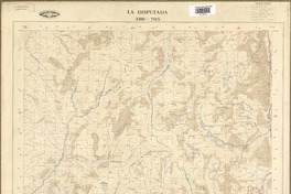 La Disputada 3300 - 7015 [material cartográfico] : Instituto Geográfico Militar de Chile.