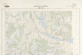 Lago de Las Rocas 4200 - 7140 [material cartográfico] : Instituto Geográfico Militar de Chile.