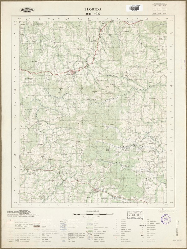 Florida 3645 - 7230 [material cartográfico] : Instituto Geográfico Militar de Chile.