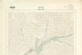 Illapel 3130 - 7100 [material cartográfico] : Instituto Geográfico Militar de Chile.