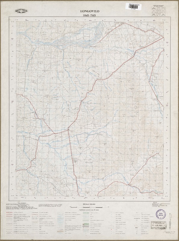 Longovilo 3345 - 7115 [material cartográfico] : Instituto Geográfico Militar de Chile.
