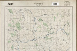 Galvarino 3815 - 7245 [material cartográfico] : Instituto Geográfico Militar de Chile.