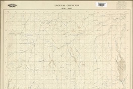 Lagunas Chuncara 1930-6845 [material cartográfico] : Instituto Geográfico Militar de Chile.