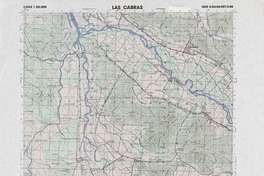 Las Cabras 3415 - 7115 [material cartográfico] : Instituto Geográfico Militar de Chile.
