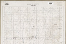 Llano de Llampos 2700 - 7000 [material cartográfico] : Instituto Geográfico Militar de Chile.