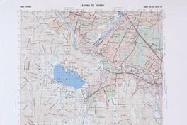 Laguna de Aculeo (33° 45' - 70° 45')  [material cartográfico] preparado y publicado por el Instituto Geográfico Militar.