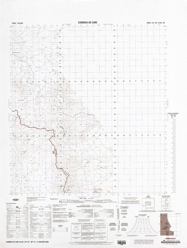 Corrida de Cori  [material cartográfico] Instituto Geográfico Militar.