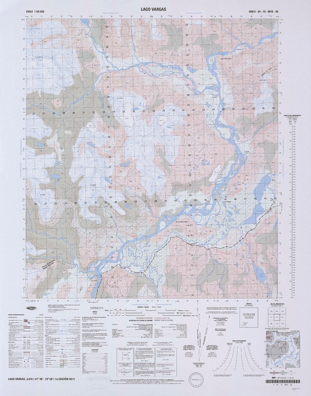 Lago Vargas  [material cartográfico] Instituto Geográfico Militar.