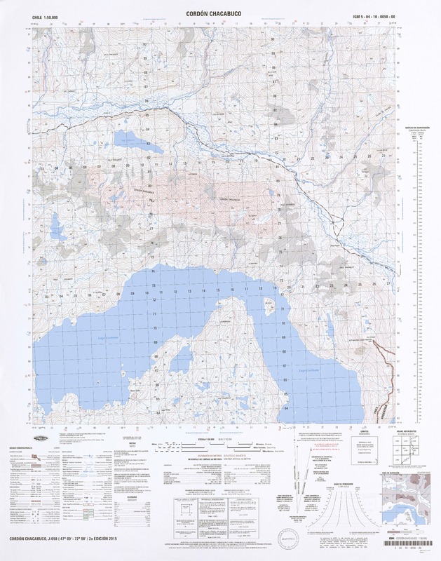 Cordón Chacabuco  [material cartográfico] Instituto Geográfico Militar.
