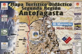 Mapa turístico didáctico Segunda Región Antofagasta. [material cartográfico] :