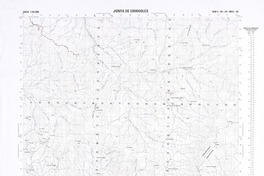 Junta de Chingoles 29°15' - 70°30' [material cartográfico] : Instituto Geográfico Militar de Chile.