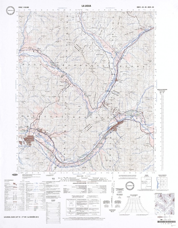 La Ligua  [material cartográfico] Instituto Geográfico Militar.