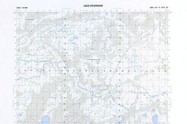 Lago Escondido  [material cartográfico] Instituto Geográfico Militar.