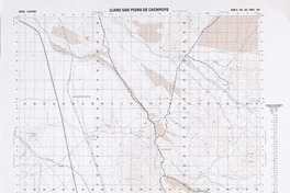 Llano San Pedro de Cachiyuyo 26°30' - 69°45' [material cartográfico] : Instituto Geográfico Militar de Chile.
