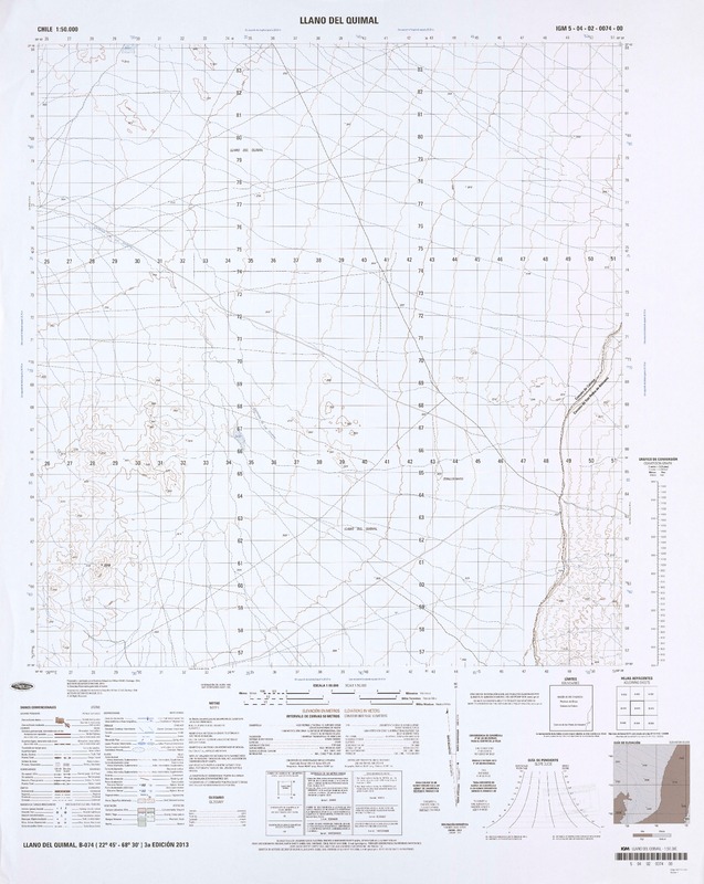Llano del Quimal  [material cartográfico] Instituto Geográfico Militar.