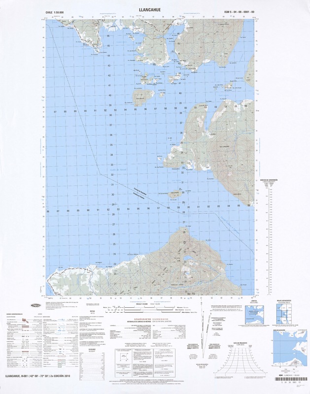 Llancahue  [material cartográfico] Instituto Geográfico Militar.