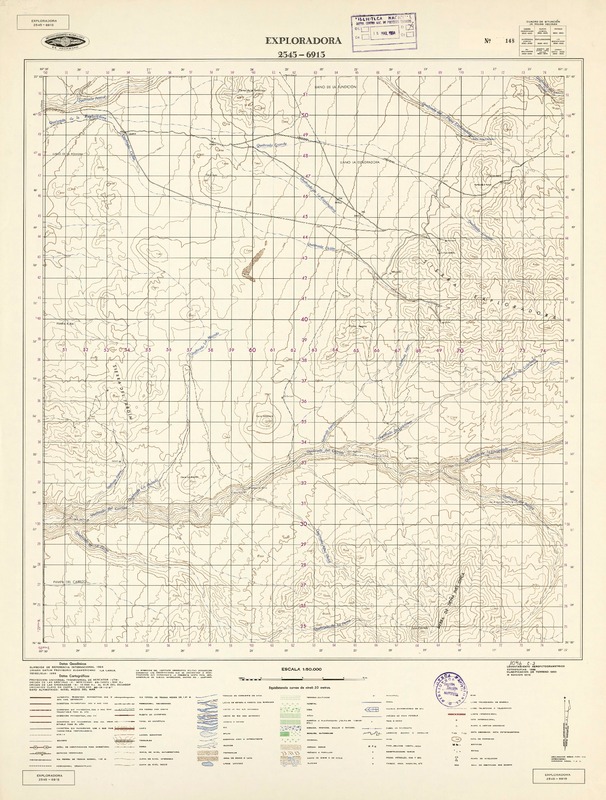 Exploradora 2545 - 6915 [material cartográfico] : Instituto Geográfico Militar de Chile.
