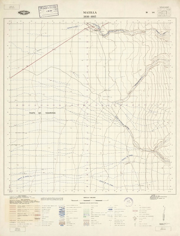 Matilla 2030 - 6915 [material cartográfico] : Instituto Geográfico Militar de Chile.