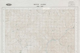 Monte Patria 3030 - 7045 [material cartográfico] : Instituto Geográfico Militar de Chile.