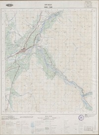 Ovalle 3030 - 7100 [material cartográfico] : Instituto Geográfico Militar de Chile.
