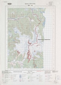 Monte Tronador 4100 - 7145 [material cartográfico] : Instituto Geográfico Militar de Chile.