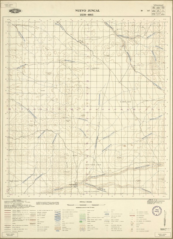 Nuevo Juncal 2530 - 6915 [material cartográfico] : Instituto Geográfico Militar de Chile.