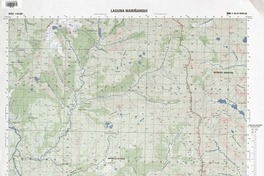 Laguna Mariñanqui 38°15'15.00"-70°55'08.60") [material cartográfico] : Instituto Geográfico Militar de Chile.