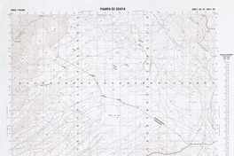 Pampa de Oxaya 18°30' - 69°30' [material cartográfico] : Instituto Geográfico Militar de Chile.