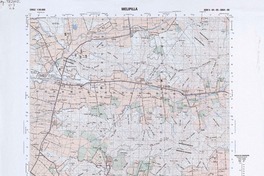 Melipilla 33° 30'-71° 00' [material cartográfico] Instituto Geográfico Militar de Chile.