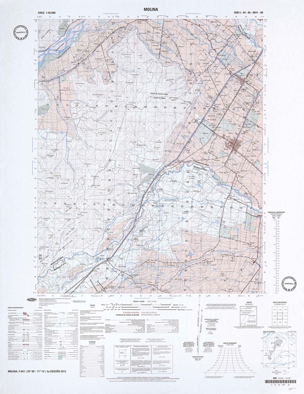 Molina  [material cartográfico] Instituto Geográfico Militar.