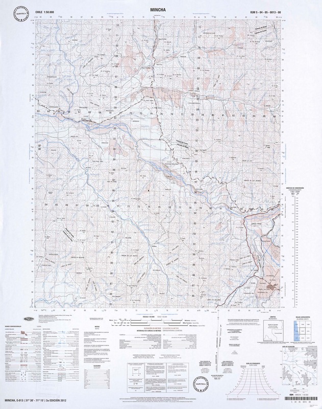 Mincha  [material cartográfico] Instituto Geográfico Militar.