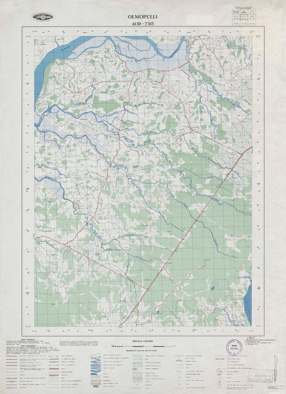 Olmopulli 4130 - 7315 [material cartográfico] : Instituto Geográfico Militar de Chile.
