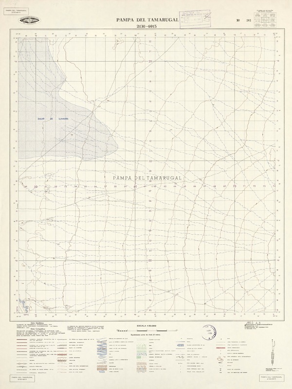 Pampa del Tamarugal 2130 - 6915 [material cartográfico] : Instituto Geográfico Militar de Chile.