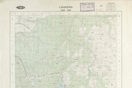Cauquenes 3545 - 7215 [material cartográfico] : Instituto Geográfico Militar de Chile.