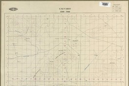 Calvario 2500 - 7000 [material cartográfico] : Instituto Geográfico Militar de Chile.