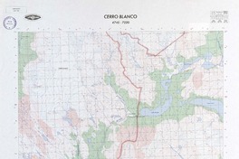 Cerro Blanco 4745 - 7220 [material cartográfico] : Instituto Geográfico Militar de Chile.