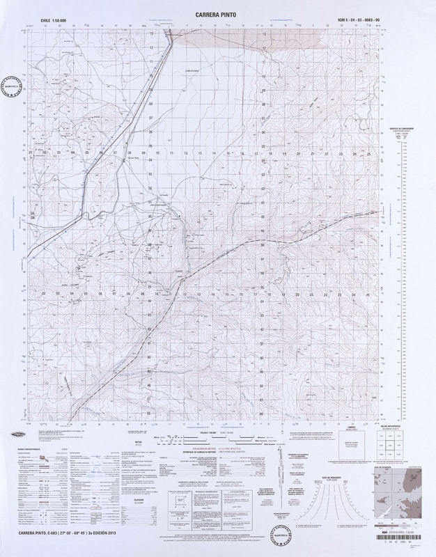Carrera Pinto  [material cartográfico] Instituto Geográfico Militar.