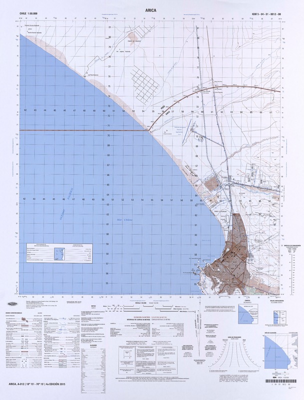 Arica  [material cartográfico] Instituto Geográfico Militar.