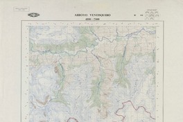 Arroyo Ventisquero (42°00'-72°00')  [material cartográfico] Instituto Geográfico Militar de Chile.