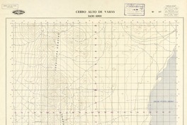 Cerro Alto de Varas 2430 - 6900 [material cartográfico] : Instituto Geográfico Militar de Chile.