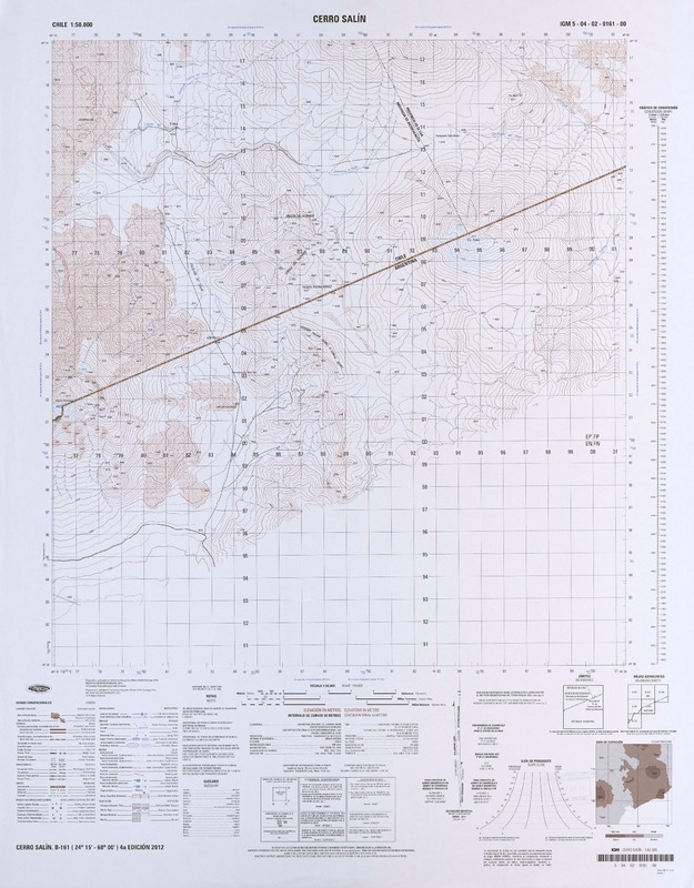 Cerro Salín  [material cartográfico] Instituto Geográfico Militar.