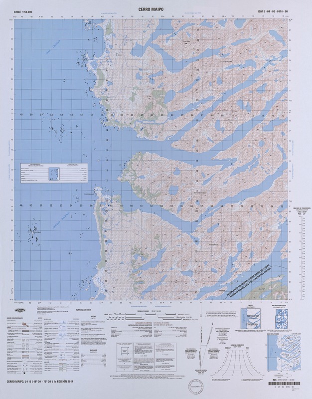 Cerro Maipo  [material cartográfico] Instituto Geográfico Militar.