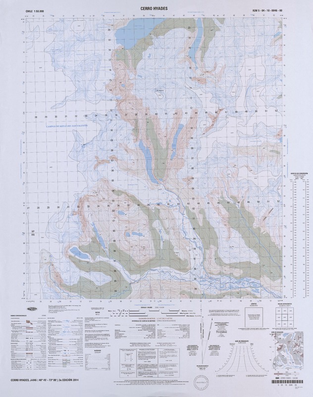 Cerro Hyades  [material cartográfico] Instituto Geográfico Militar.
