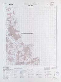 Cerro de las Polleras 3300 - 6945 [material cartográfico] : Instituto Geográfico Militar de Chile.