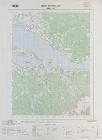 Cerro Puntiagudo 4045 - 7215 [material cartográfico] : Instituto Geográfico Militar de Chile.