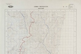 Cerro Tronquitos 2830 - 6930 [material cartográfico] : Instituto Geográfico Militar de Chile.