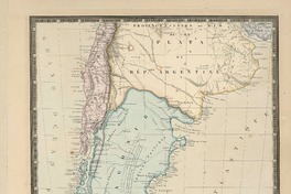 Patagonie, et Detroit de Magellan, Terres Australes  [material cartográfico] dressé par F.A. Garnier, geographe.